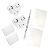 Stainless Steel Nail Art Toning Plate, 7pcs Color Mixing Tray view 1