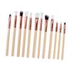 MERRYHAPY 12pcs Professional Eye Makeup Brush Set for Powder Foundation Eyeshadow Eyeliner and Lip Application Synthetic Hair Brushes for Daily and Skin view 1