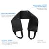 ASAKKURA 2pcs Bath Towel Set Back Scrubber Self Tanning Lotion Applicator Strip Easy Application view 3