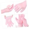ASAKKURA 2 Pairs Pink Moisturizing Gloves Exfoliating Glove Hand Care Treatment Whitening view 3