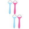Outanaya 4pcs Facial Hair Removal Epilator Manual Spring Hair Removal Tool for Face Eyebrows and Chin Durable Safe Easy to Use Colors view 1