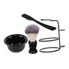 HONMEET 1set Manual Shaving Kit for Men Professional Shaving Brush Stainless Foaming Bowl Razor Set for Smooth Shave Grooming for Special Occasions view 1