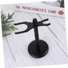 TOVINANNA Razor Storage Rack Beard Shaving Tools Holder Zinc Alloy Beard Brush Knife Stand Organize Your Bathroom view 3