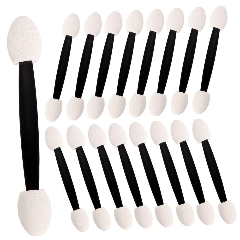 AUTSUPPL 4bags Dual-sided Eyeshadow Brush Applicator Soft Sponge Tips for Precise Eye Makeup Versatile Use for Eyeshadow Nose Shadow and Lip Application