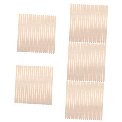 Outanaya 500pcs Wooden Waxing Sticks for Hair Removal Multifunctional Applicators for Waxing Eyebrow Shaping and Beauty Treatments Wooden Material