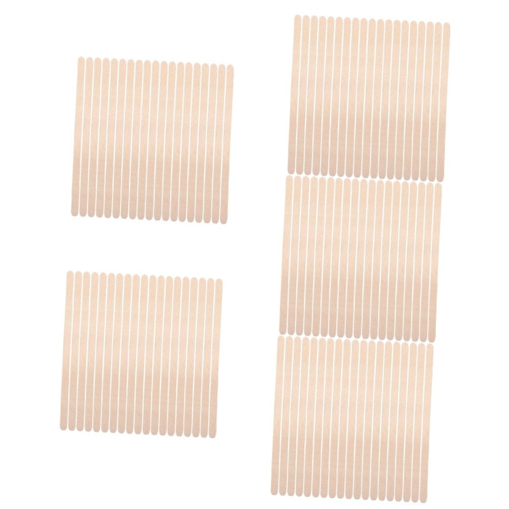 Outanaya 500pcs Wooden Waxing Sticks for Hair Removal Multifunctional Applicators for Waxing Eyebrow Shaping and Beauty Treatments Wooden Material