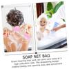 ASAKKURA 15pcs Rich Foaming Soap Saver Pouch Face Soap Pouch Holder Random Color view 3