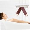 Mikinona 1pc Back Stretching Belt for Self Tanning Lotion Application Lightweight Beautifying Tool for for Home and Travel Use Brown view 2