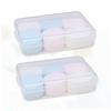 FRCOLOR 12pcs Makeup Blending Powder Puff Set for Foundation Dual-use Sponges Soft Gentle Skin for Professional Daily Use Boxed Packaging view 3