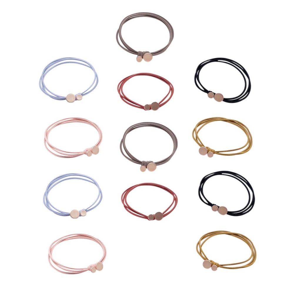 Gogogmee Unique Ponytail Bands Set 18 Pcs Hair Ties Elastic Rings Stylish Hair Ties for Women and Girls