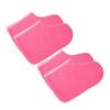BIUDECO 2pairs Reusable Paraffin Wax Foot Fabric Liners for Therapy Warming Treatment Easy Care Booties Tools Washable view 1
