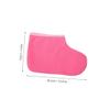 BIUDECO 2pairs Reusable Paraffin Wax Foot Fabric Liners for Therapy Warming Treatment Easy Care Booties Tools Washable view 2