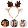 Beaupretty Christmas Antler Headband Reindeer Headband Reindeer Horn Headpiece Christmas Party Headwear for Women Girls view 2