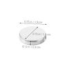 BIUDECO 30pcs Round Eyeshadow Pans Diy Makeup Palette Aluminum Eyeshadow Containers view 2