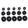 BIUDECO 15pcs Hair Donut Bun Maker Set Hair Styling Tool for Elegant Buns Includes Small Medium and Large Rings for Weddings Proms and Everyday Use view 1