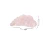 COLLBATH Pink Crystal Scraping Plate Natural Crystal Massage Tool for Facial Neck Care Smooth Texture for Safe Use Multi-Functional Spa Accessory for Relaxation and Beauty Treatments view 2