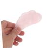 COLLBATH Pink Crystal Scraping Plate Natural Crystal Massage Tool for Facial Neck Care Smooth Texture for Safe Use Multi-Functional Spa Accessory for Relaxation and Beauty Treatments view 4