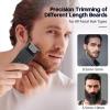 Beatslm Hair Clippers and Trimmers Set, Beard Trimmer for Men, 20 Length Adjustable Blade Wheel, T-Blade Hair Trimmer Kit Professional, LED Display Hair Cutting Kit for Family view 3
