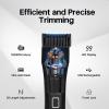 Beatslm Hair Clippers and Trimmers Set, Beard Trimmer for Men, 20 Length Adjustable Blade Wheel, T-Blade Hair Trimmer Kit Professional, LED Display Hair Cutting Kit for Family view 4