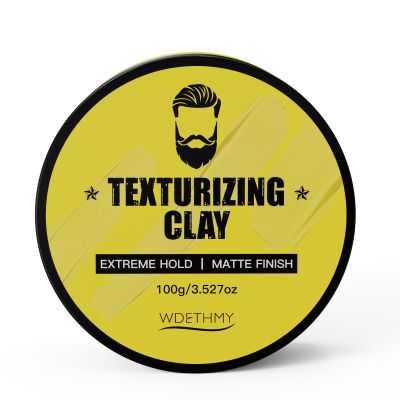 Hair Clay For Men, High Hold & Low Shine Men's Matte Clay, Long-lasting Hold and Easy Wash Hair Styling Cream, No-greasy Formula, Add Volume & Texture Hair Styling Products