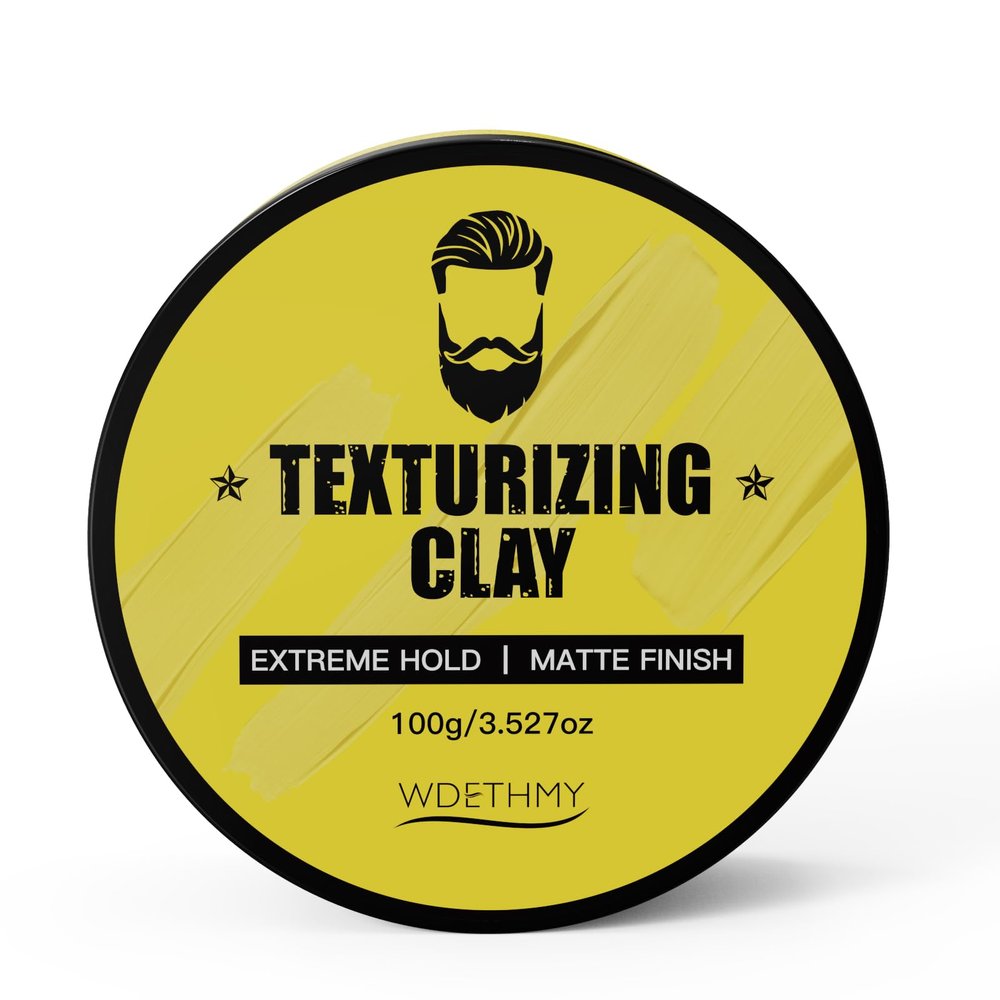 Hair Clay For Men, High Hold & Low Shine Men's Matte Clay, Long-lasting Hold and Easy Wash Hair Styling Cream, No-greasy Formula, Add Volume & Texture Hair Styling Products