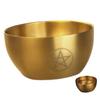 HOLIDYOYO Shaving Bowl for Men Elegant Stainless Steel Shaving Mug Multi-functional Ritual Candle Holder for Home Use view 1