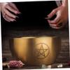 HOLIDYOYO Shaving Bowl for Men Elegant Stainless Steel Shaving Mug Multi-functional Ritual Candle Holder for Home Use view 3