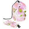 2PCS Cherry Blossom Aesthetics-786 Travel Cosmetic Bag Makeup Organizer: Stylish Bathroom Cases with Drawstring, Cylindrical & Small Toiletry Bag view 1