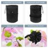 2PCS Cherry Blossom Aesthetics-786 Travel Cosmetic Bag Makeup Organizer: Stylish Bathroom Cases with Drawstring, Cylindrical & Small Toiletry Bag view 3