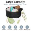 2PCS Dessert Art-657 Travel Cosmetic Bag Makeup Organizer Bag Bathroom Cases Toiletry Bag with Drawstring (Cylindrical bag and small bag) view 2