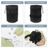 2PCS Dessert Art-657 Travel Cosmetic Bag Makeup Organizer Bag Bathroom Cases Toiletry Bag with Drawstring (Cylindrical bag and small bag) view 3
