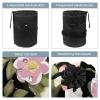 2PCS Pink Cherry Blossoms-843 Travel Cosmetic Bag Makeup Organizer, Drawstring Bathroom Cases - Cylindrical & Small Toiletry Bag view 3