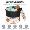 2PCS Christmas Elements-2 Travel Cosmetic Bag Makeup Organizer: Stylish Bathroom Cases with Drawstring, Cylindrical & Small Toiletry Bag view 2