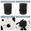2PCS Cartoon Halloween-346 Travel Cosmetic Bag Makeup Organizer: Stylish Bathroom Cases with Drawstring, Cylindrical & Small Toiletry Bag view 3