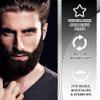 Beard Pencil Filler for Men, Waterproof High Coverage Beard Pen Kit with Beard Brush,Sweatproof Long Lasting Mustache Eyebrows Repair Pen with 4 Micro-Fork TipsBlack view 3