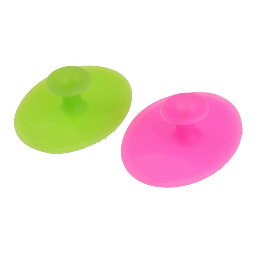 WOONEKY Facial Brush Skin Scrubber Silicone Face Massager Brush Cleaning Pad Gentle for Sensitive Skin