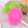 WOONEKY Facial Brush Skin Scrubber Silicone Face Massager Brush Cleaning Pad Gentle for Sensitive Skin view 4