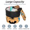 2PCS Cartoon Halloween Pumpkin-335 Travel Cosmetic Bag Makeup Organizer, Drawstring Bathroom Cases - Cylindrical & Small Toiletry Bag view 2