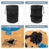 2PCS Cartoon Halloween Pumpkin-335 Travel Cosmetic Bag Makeup Organizer, Drawstring Bathroom Cases - Cylindrical & Small Toiletry Bag view 3