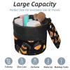 2PCS Halloween Elements-476 Travel Cosmetic Bag: Your Ultimate Makeup Organizer & Bathroom Cases - With Drawstring, Cylindrical & Small Toiletry Bag view 2
