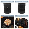 2PCS Halloween Elements-476 Travel Cosmetic Bag: Your Ultimate Makeup Organizer & Bathroom Cases - With Drawstring, Cylindrical & Small Toiletry Bag view 3