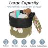 2PCS Cherry Blossom Aesthetics-771 Travel Cosmetic Bag Makeup Organizer, Drawstring Bathroom Cases - Cylindrical & Small Toiletry Bag view 2