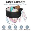 2PCS Colorful Dessert Art-615 Travel Cosmetic Bag Makeup Organizer, Drawstring Bathroom Cases - Cylindrical & Small Toiletry Bag view 2
