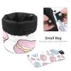 2PCS Colorful Dessert Art-615 Travel Cosmetic Bag Makeup Organizer, Drawstring Bathroom Cases - Cylindrical & Small Toiletry Bag view 4