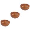 Healeved 3pcs Wooden Shaving Bowl Lid for Men Practical Shaving Soap Bowl for Barbershop Home Use Compact Design for Easy Storage and Lathering view 1