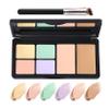 6 Colors Correcting Concealer Palette, Waterproof Long Lasting Full Coverage Contouring Foundation Concealer Palette, Makeup Cream Contour Highlighting Concealer Palette Makeup Kit with Brush#01 view 1