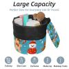 2PCS Christmas Elements-31 Travel Cosmetic Bag Makeup Organizer, Drawstring Bathroom Cases - Cylindrical & Small Toiletry Bag view 2