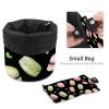 2PCS Colorful Dessert Art-681 Travel Cosmetic Bag Makeup Organizer Bag Bathroom Cases Toiletry Bag with Drawstring (Cylindrical bag and small bag) view 4