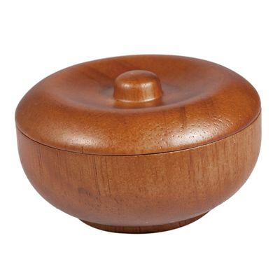 Healeved Wooden Shaving Bowl with Lid for Men Practical Shaving Soap Cream Bowl Compact Design for Easy Storage and Boyfriends