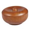 Healeved Wooden Shaving Bowl with Lid for Men Practical Shaving Soap Cream Bowl Compact Design for Easy Storage and Boyfriends view 1